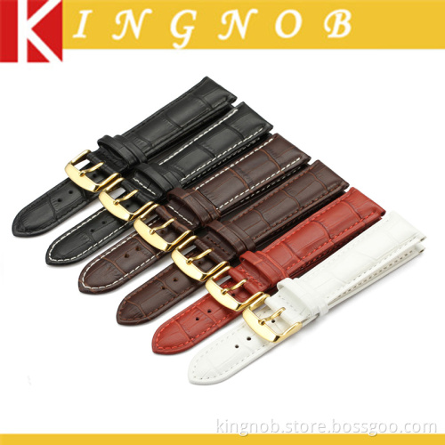 12 13 14 15 16 18 19 20 21 22 24mm Calf Watch Band Strap with pin buckle